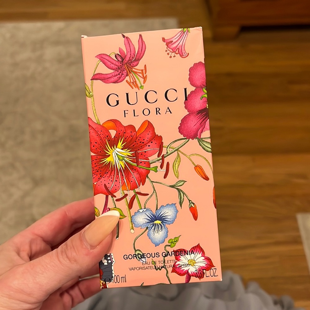 Gucci flora gorgeous gardenia perfume BOX ONLY